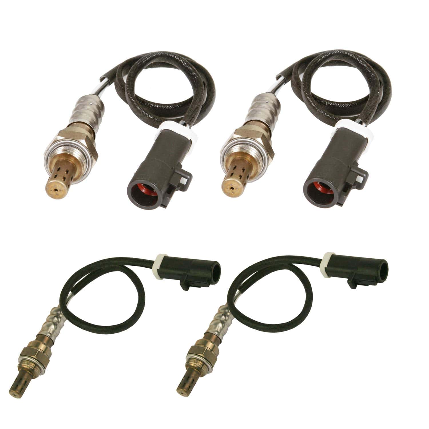 MAXFAVOR 4Pcs Sensor de Oxígeno de Repuesto Arriba y Abajo