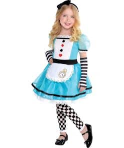 Disfraz de Alicia Maravillosa para Niñas, Talla 3-4T,
