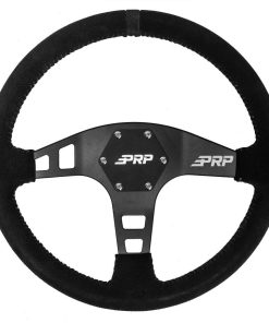 Volante Plano de Gamuza PRP Seats G220, Negro