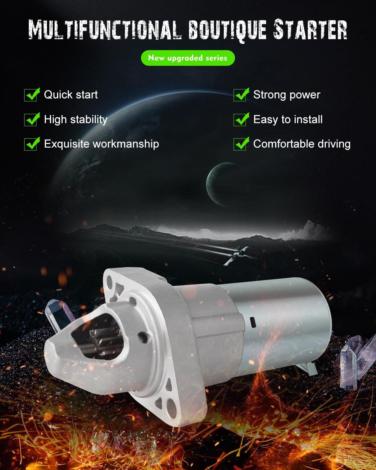 Arrancadores SCITOO Nuevos 17960N compatibles con Acura TSX - Imagen 3