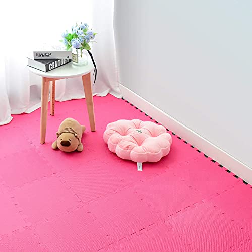 qqpp EVA Rubber 18 Tiles Interlocking -Rojo - Imagen 5