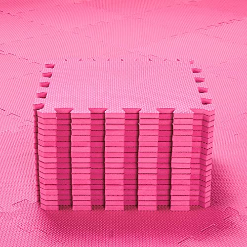 qqpp EVA Rubber 18 Tiles Interlocking -Rojo - Imagen 4