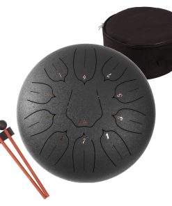LOMUTY Steel Tongue Drum - 11 Notas 12 pulgadas -