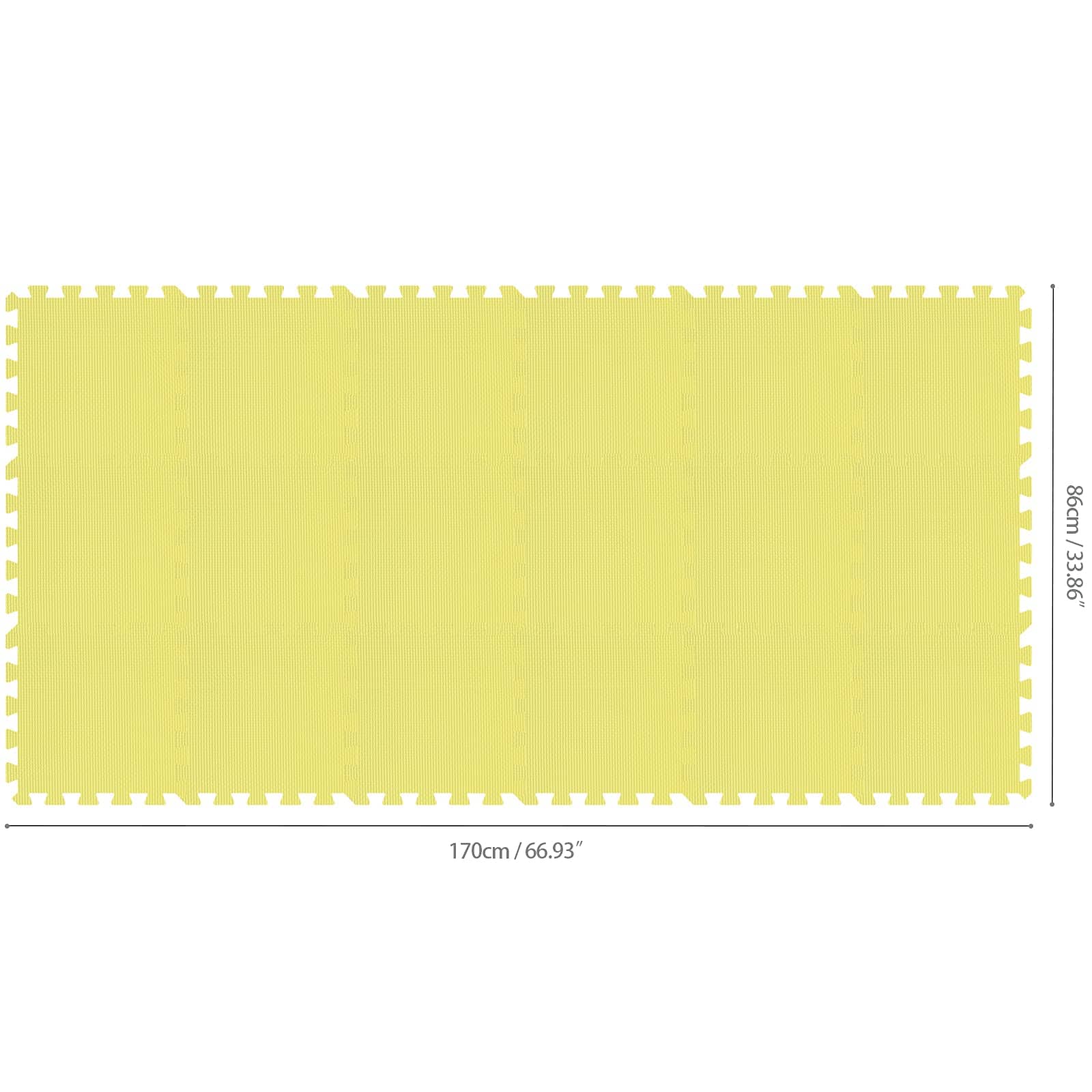 qqpp EVA Goma 18 Baldosas Puzzle de Espuma para Pisos - - Imagen 3