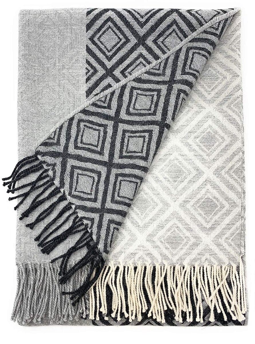 Alpaca Home | Manta de Alpaca Geométrica | Lana de Bebé