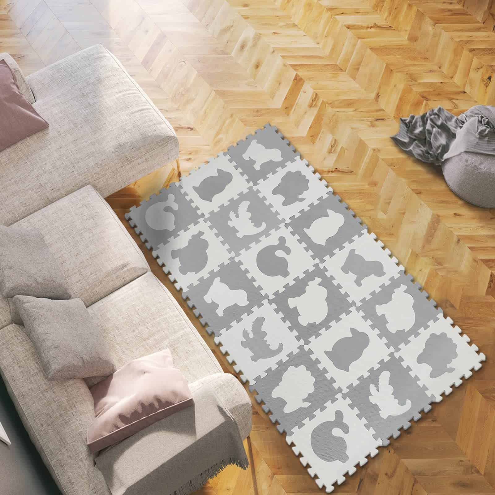 Tapete de Juego para Bebés qqpp EVA de 18 Piezas para - Imagen 3