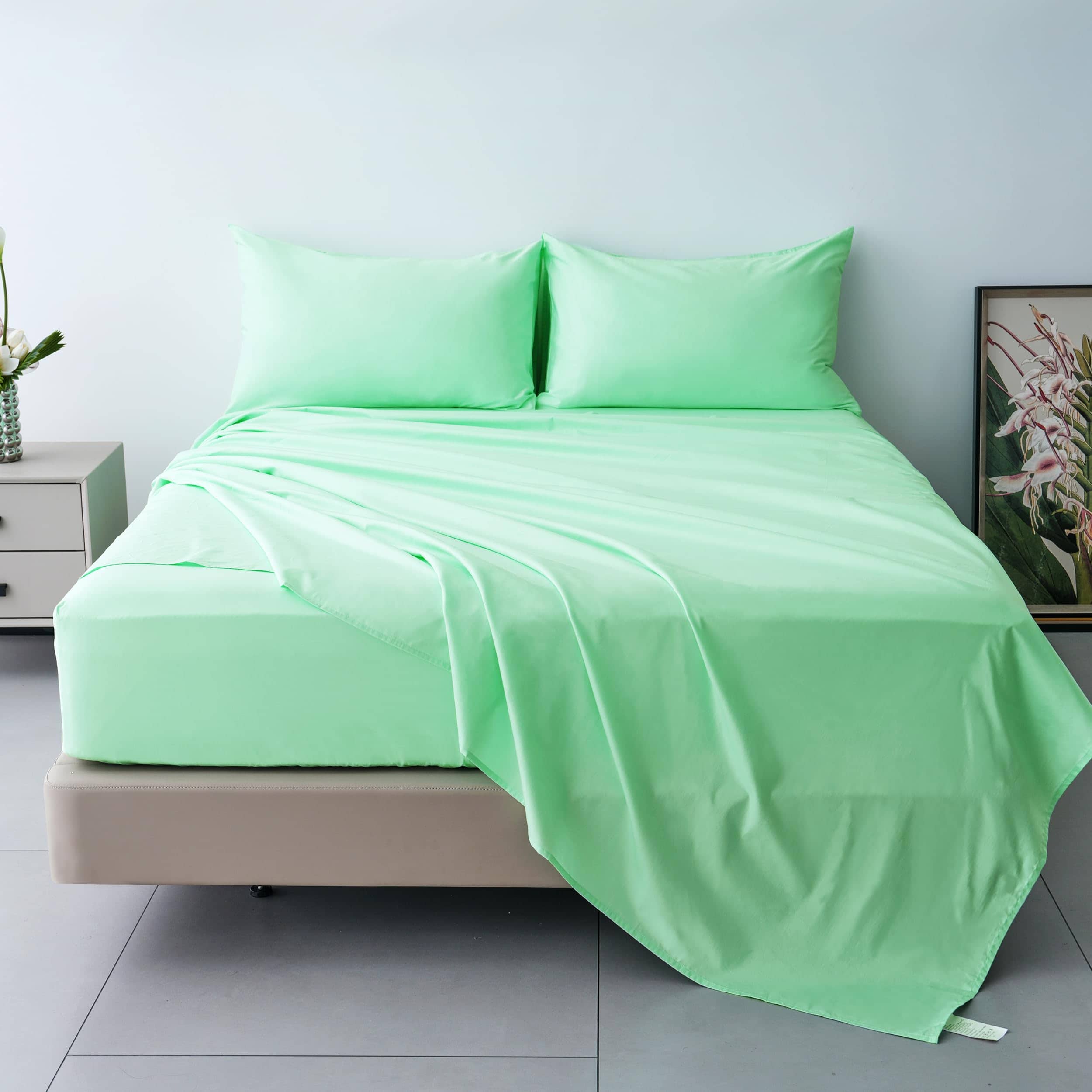 Juego de Sábanas de Tamaño Individual de Algodón Best