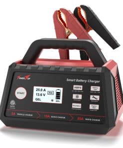 Cargador de batería inteligente TowerTop 2/10/25 Amp 12V,