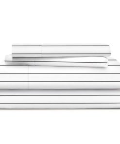 Juego de sábanas Cosy House Collection Everyday -Gris a raya