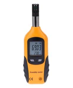 Medidor de temperatura y humedad digital portátil Lancoon,