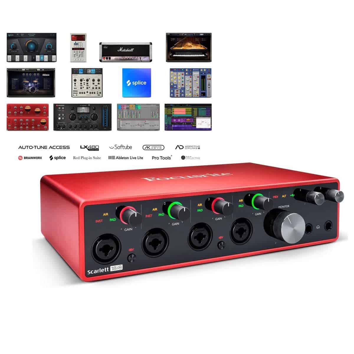 Interface de Audio USB Focusrite Scarlett 18i8 3rd Gen para - Imagen 3