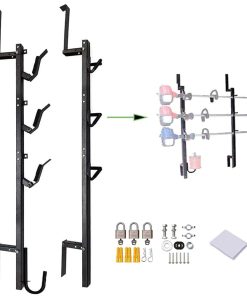 Rack de Cortadora de Césped de 3 Plazas con Candados