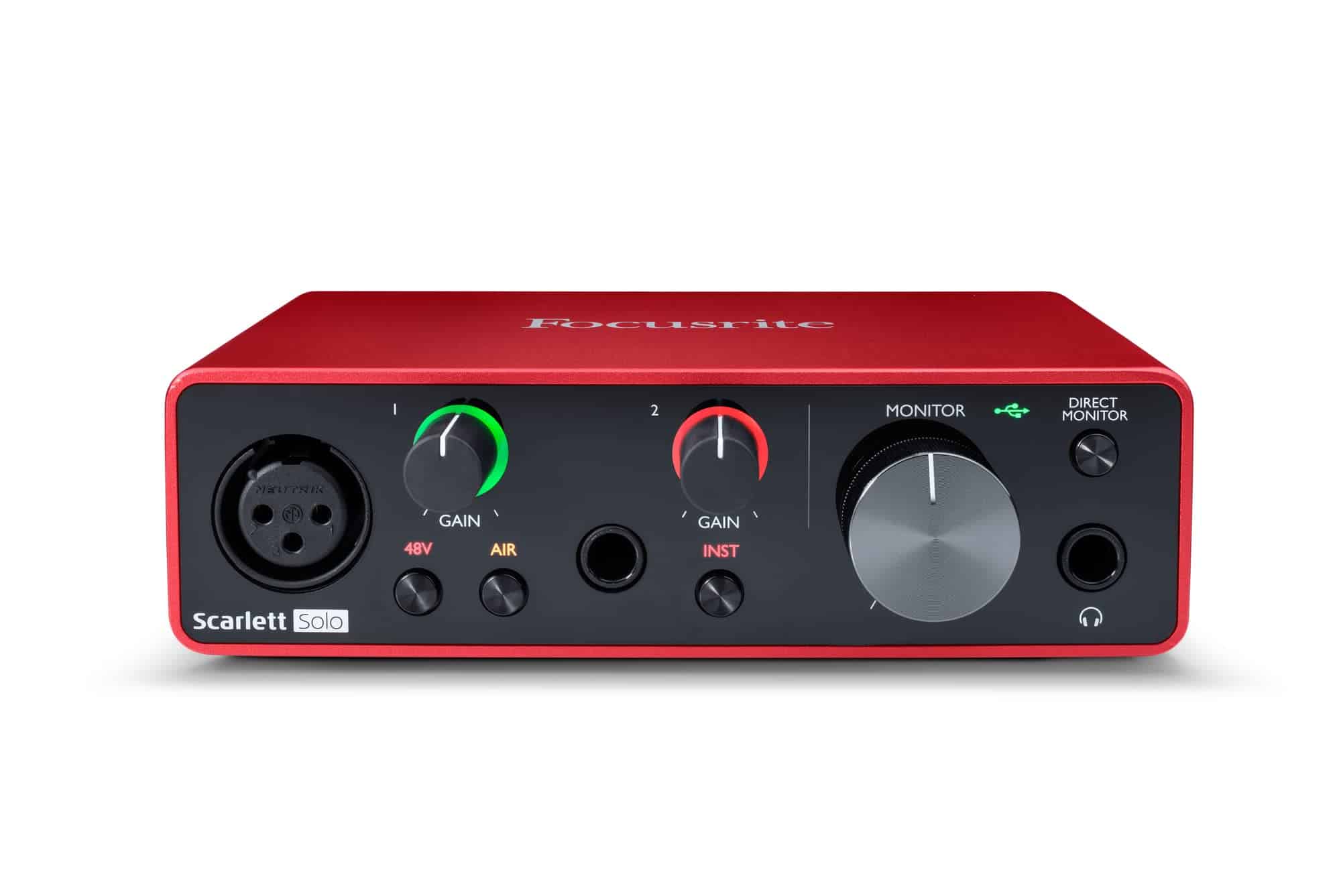 Interface de Audio USB Focusrite Scarlett Solo 3rd Gen para