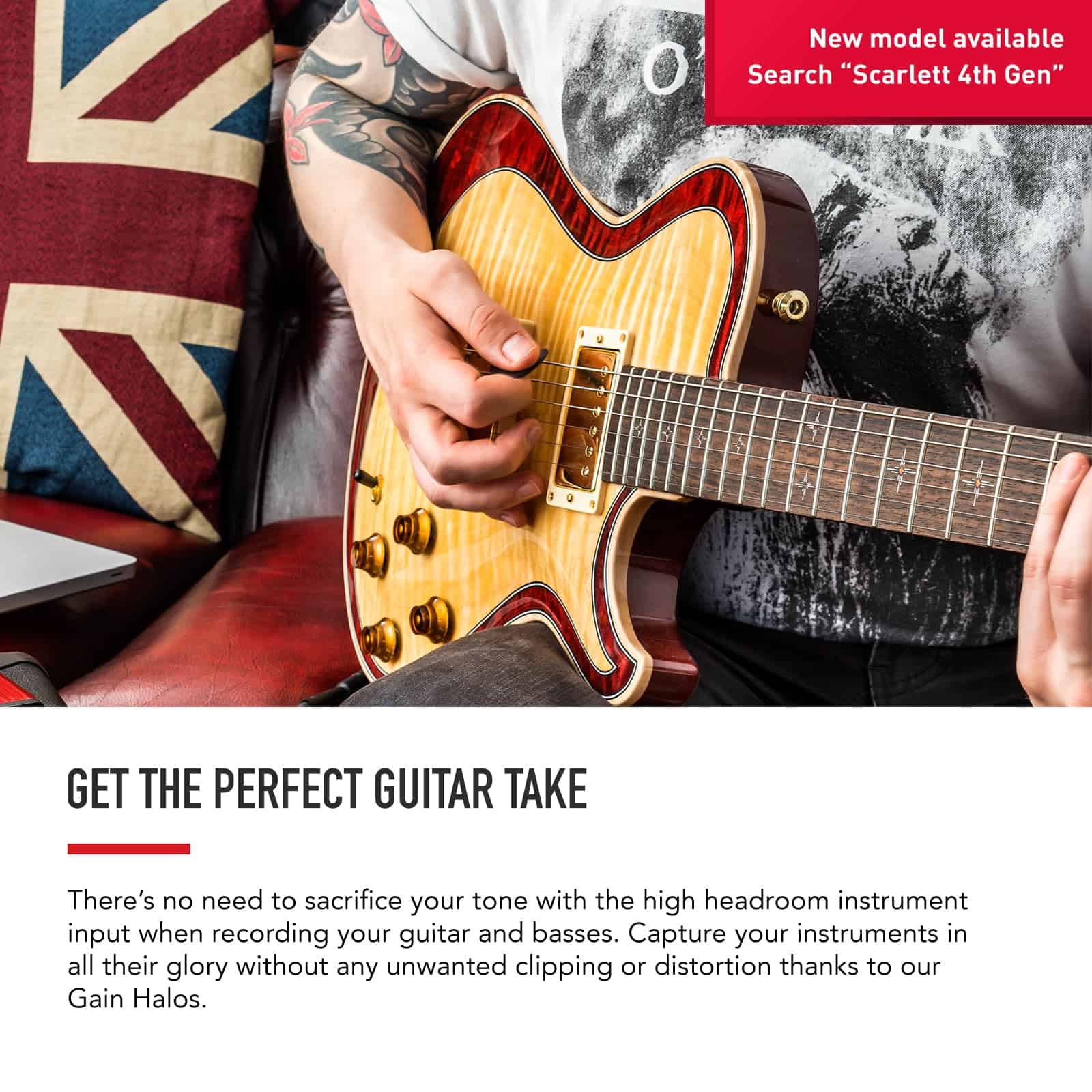 Interface de Audio USB Focusrite Scarlett Solo 3rd Gen para - Imagen 4