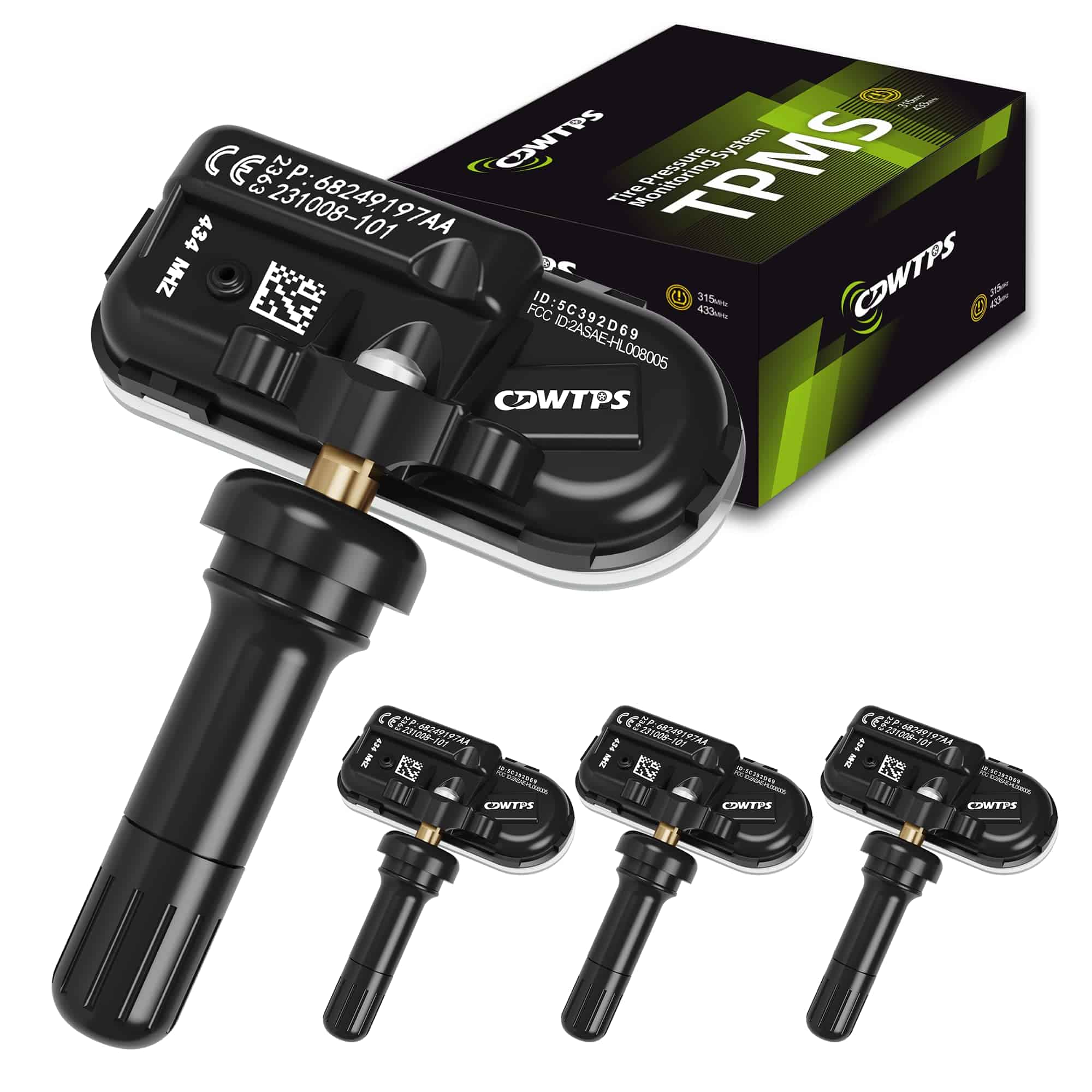 Sensor TPMS Dodge RAM 4-Pack, Sistema de Monitoreo de