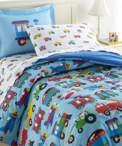 Wildkin 100% Algodón 5 Piezas Juego de Cama Twin para Niños