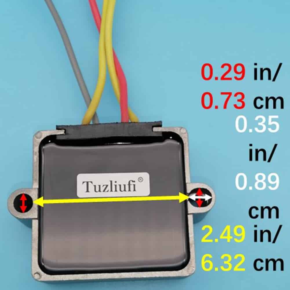 Tuzliufi Regulador Rectificador de Voltaje para Chrysler - Imagen 4