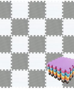 qqpp EVA Goma 18 Azulejos Alfombrillas de Piso de Espuma de