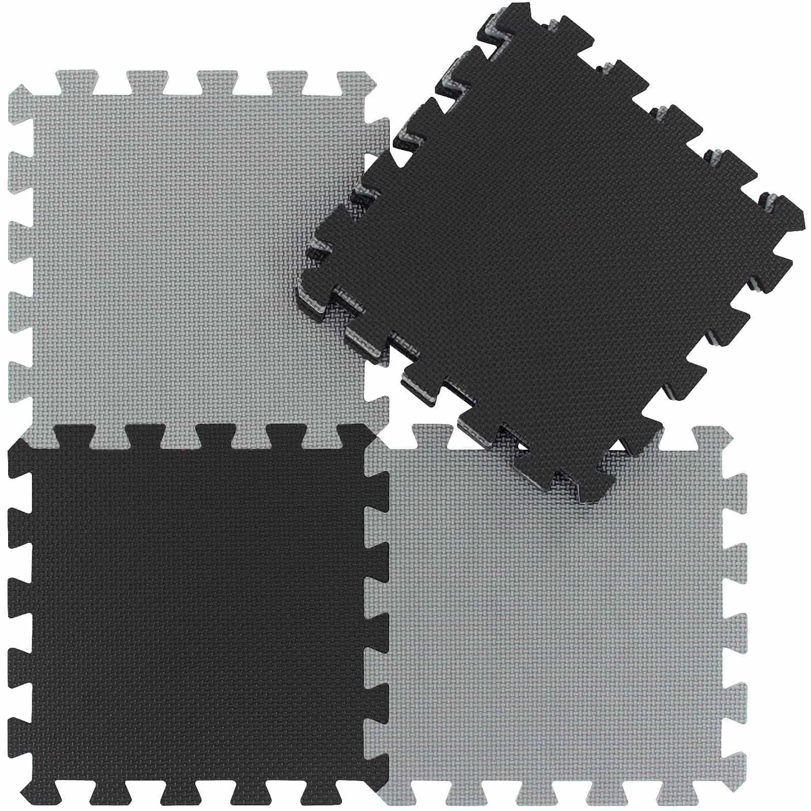 qqpp EVA Goma 18 Azulejos Rompecabezas Alfombrillas de - Imagen 5