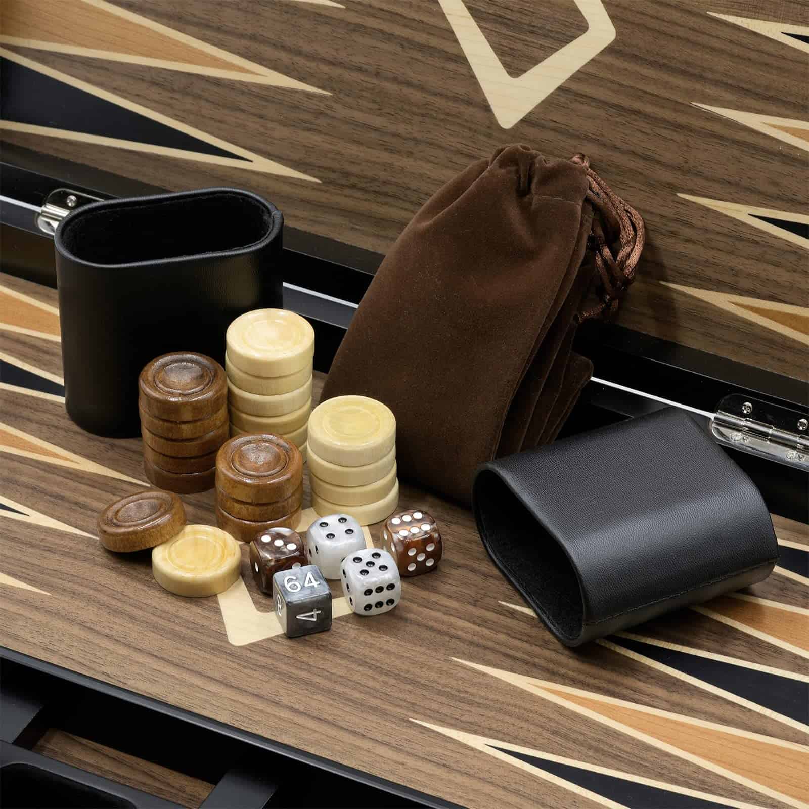 Juego de Backgammon de Madera Woodronic de 15" para - Imagen 5