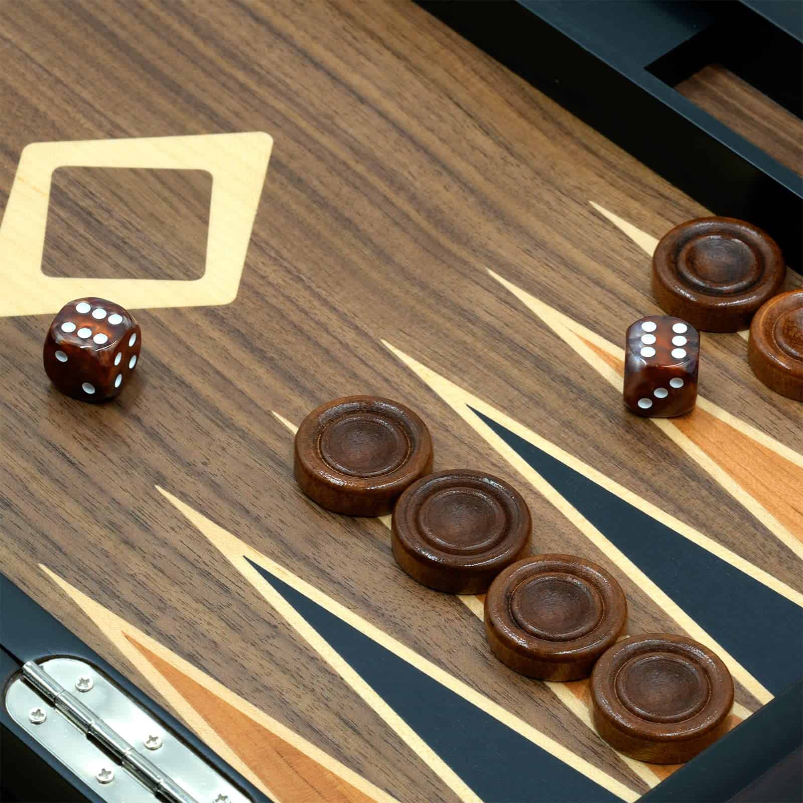 Juego de Backgammon de Madera Woodronic de 15" para - Imagen 4