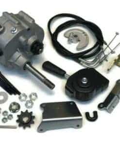 Caja de cambios con marcha adelante y marcha atrás para