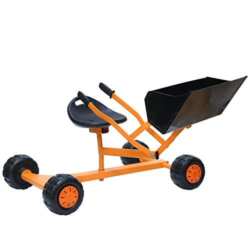 Excavadora Bulldozer de Metal Original WONKAWOO con Asiento - Imagen 7