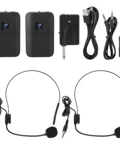 Micrófono inalámbrico UHF portátil de diadema con