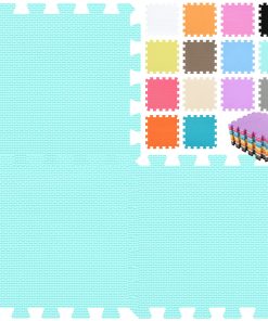 qqpp EVA Goma 18 Baldosas Estera de Espuma Puzzle -