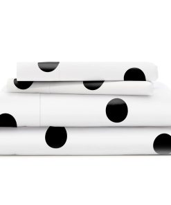 Juego de sábanas Cosy House Collection Everyday -Negro con l