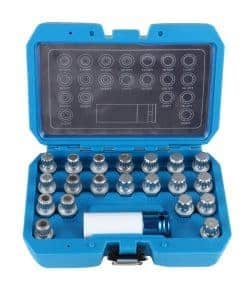 Juego de 21 llaves de bloqueo de rueda BELEY para BMW y