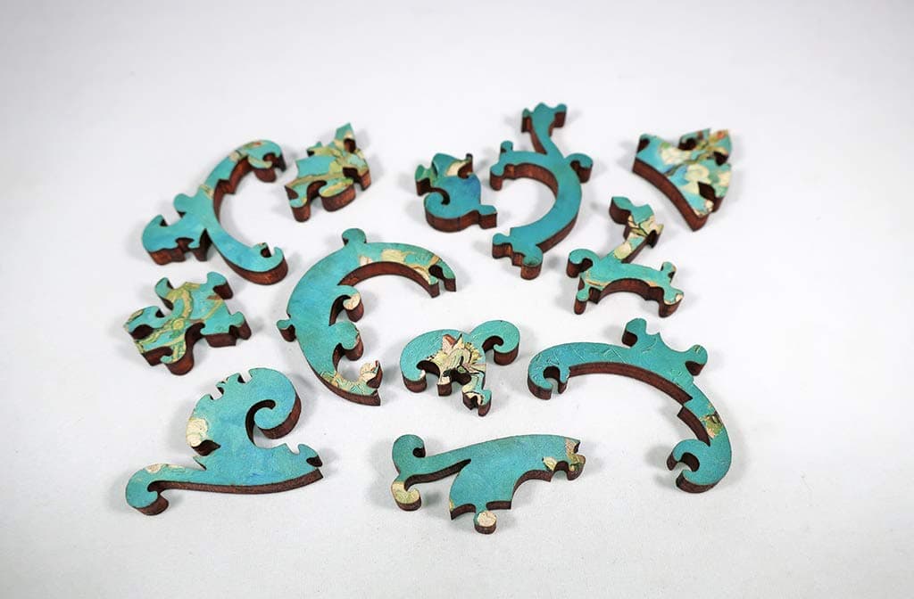 Rompecabezas de Madera Almendro en Flor de Van Gogh de Ecru - Imagen 5