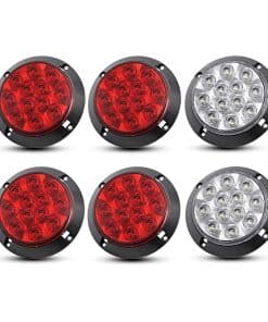 Juego de mezcla de 6 luces traseras redondas Meerkatt Mix 4