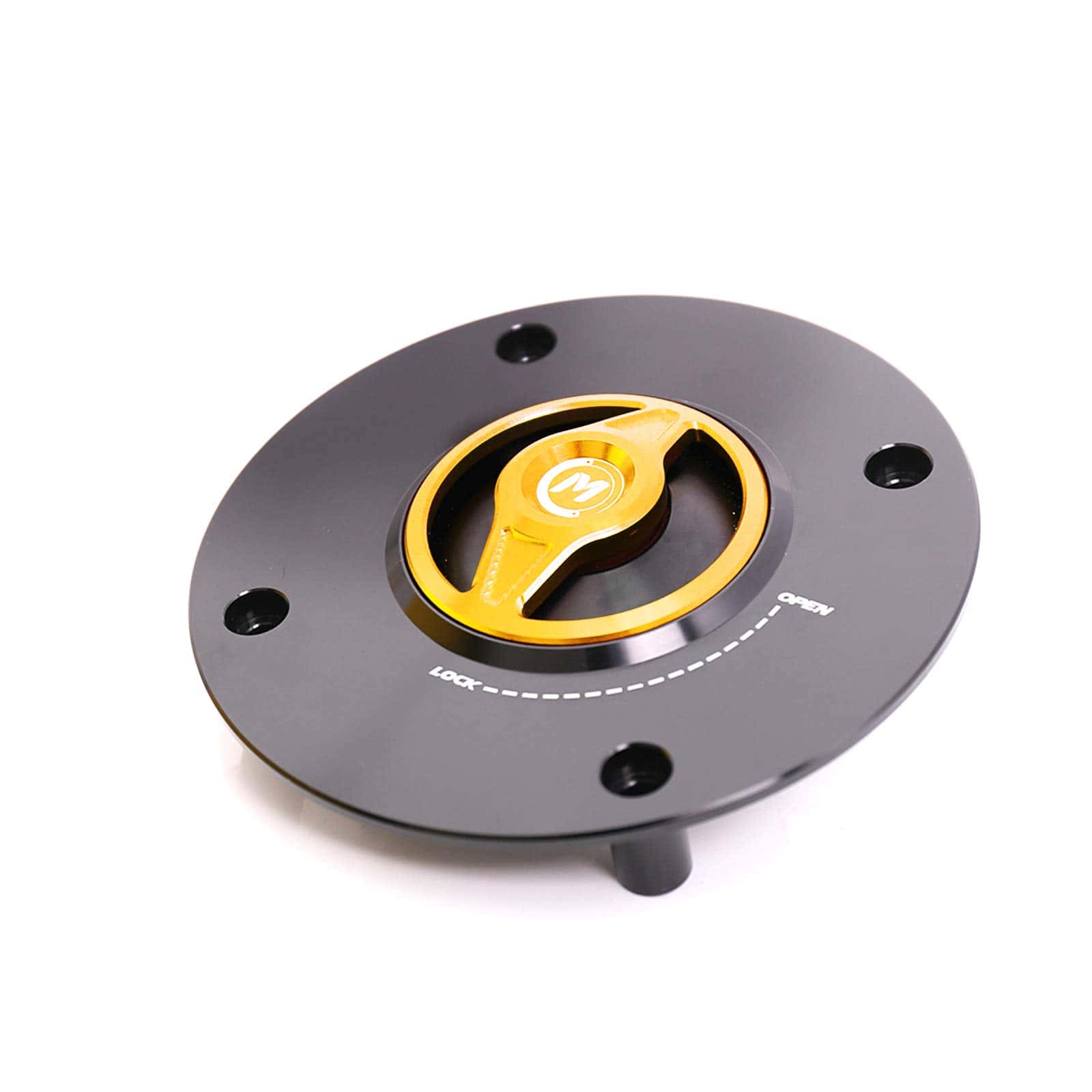 Tapón de gasolina de liberación rápida CNC REVO dorado