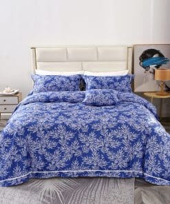 Juego de Ropa de Cama Vintage Azul Softta Tamaño King 3
