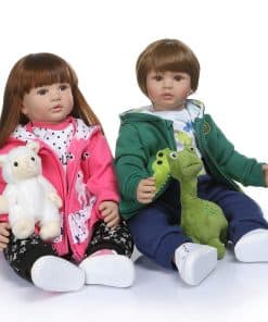 Muñeca Bebé Reborn Realista de 60cm Fridolin con Pelo