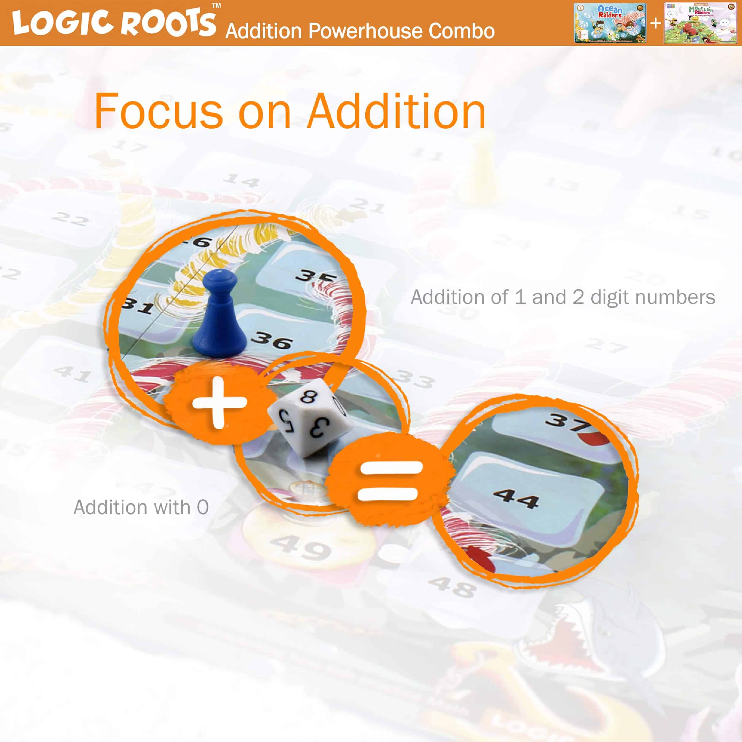 Juegos de Suma Logic Roots - Paquete de 2, Ocean Raiders y - Imagen 3