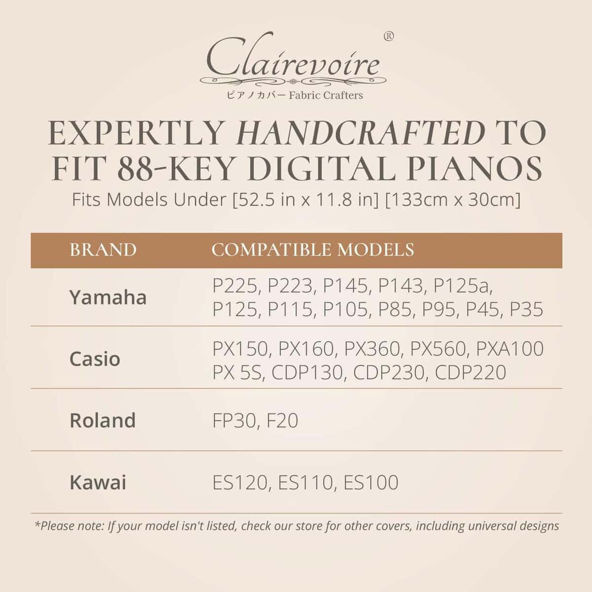 Funda para Piano Digital para Yamaha - Teclado de Piano - Imagen 5