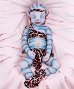 Muñeco Bebé de Silicona Avatar de 20 pulgadas con Ojos