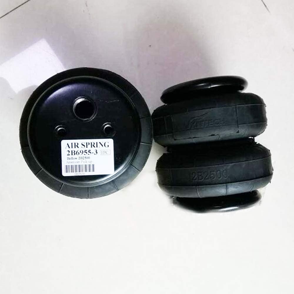 2 pcs Cojines de aire de goma para suspensión neumática de