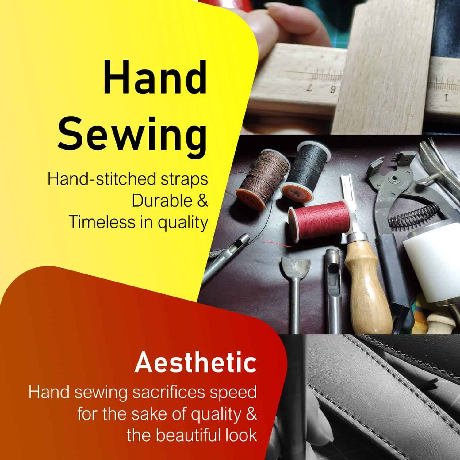 Correa de Saxofón Acolchada Libretto Premium, Negra, Cuero - Imagen 8