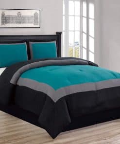 Juego de Edredón Alternativo de Plumón de 3 Piezas para