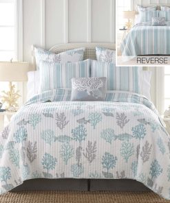 Juego de Edredón King Levtex Home Cape Coral Key, Costero,