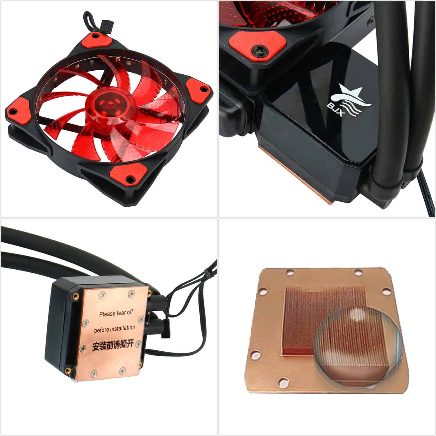 YaeCCC LED Enfriador de CPU líquido Sistema de - Imagen 6