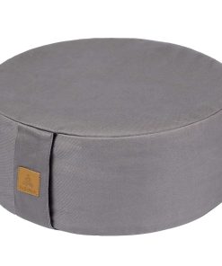 Cojín de meditación de trigo sarraceno -Gris claro