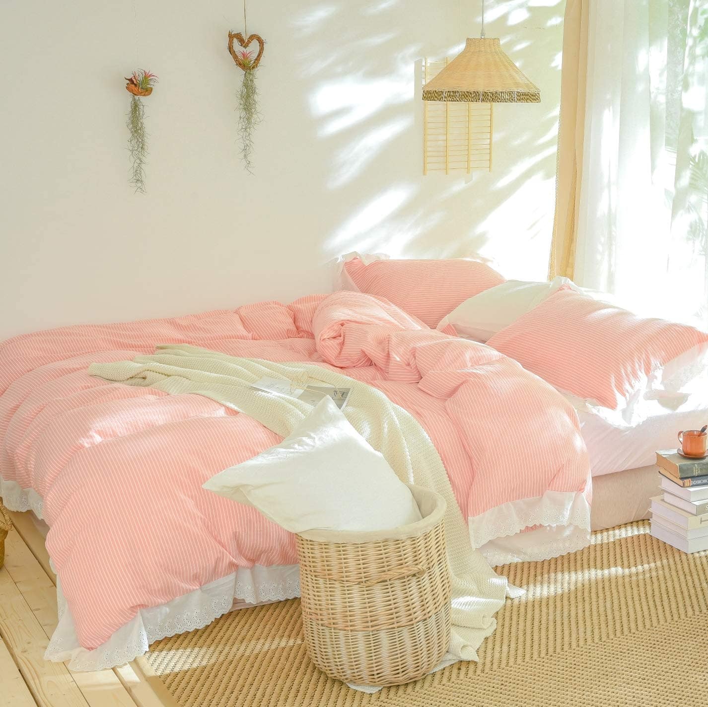 Juego de Ropa de Cama Vintage Tamaño King Softta 3 Piezas