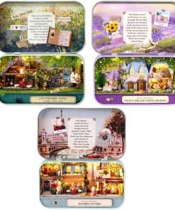 MAGQOO Casa de Muñecas en Miniatura de Madera 3D DIY con