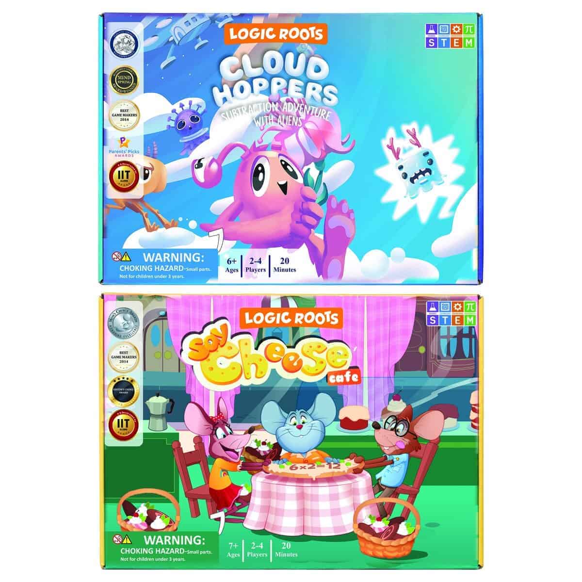 Juegos de Suma y Resta de Logic Roots - Paquete de 2, Cloud