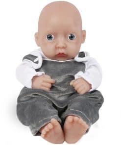 Muñeco de bebé de silicona Vollence de 11 pulgadas, Muñeco