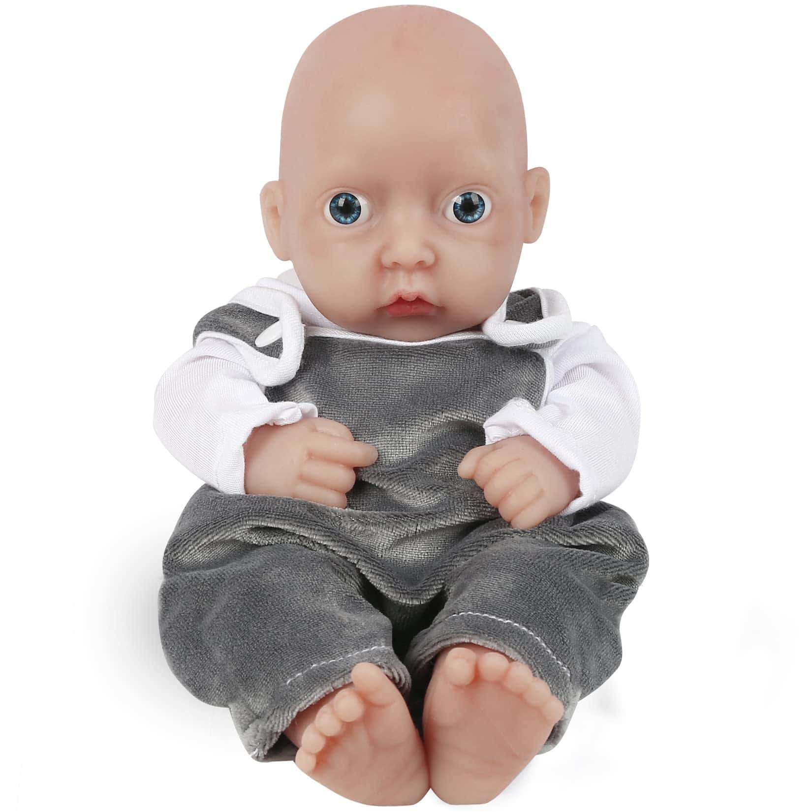 Muñeco de bebé de silicona Vollence de 11 pulgadas, Muñeco